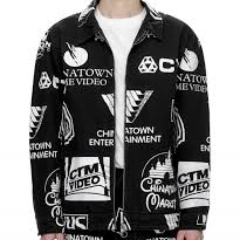 Chinatown Jacket Chinatown Market Entertainment Logo Work Jacket Men 2XL